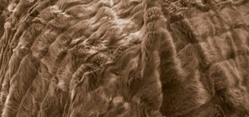 Kunstpelzdecke London/New York