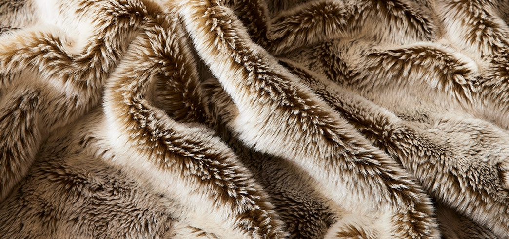 Times Square Faux Fur Throw