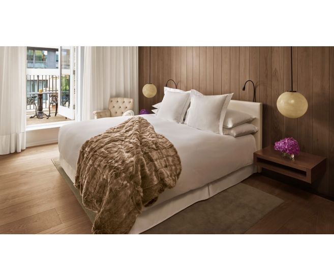 London Faux Fur Throw