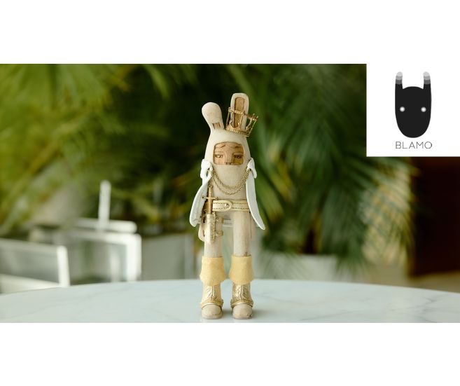 Gold Plated Queen by BLAMO for Miami Beach