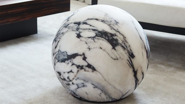 Product Marble Pouf